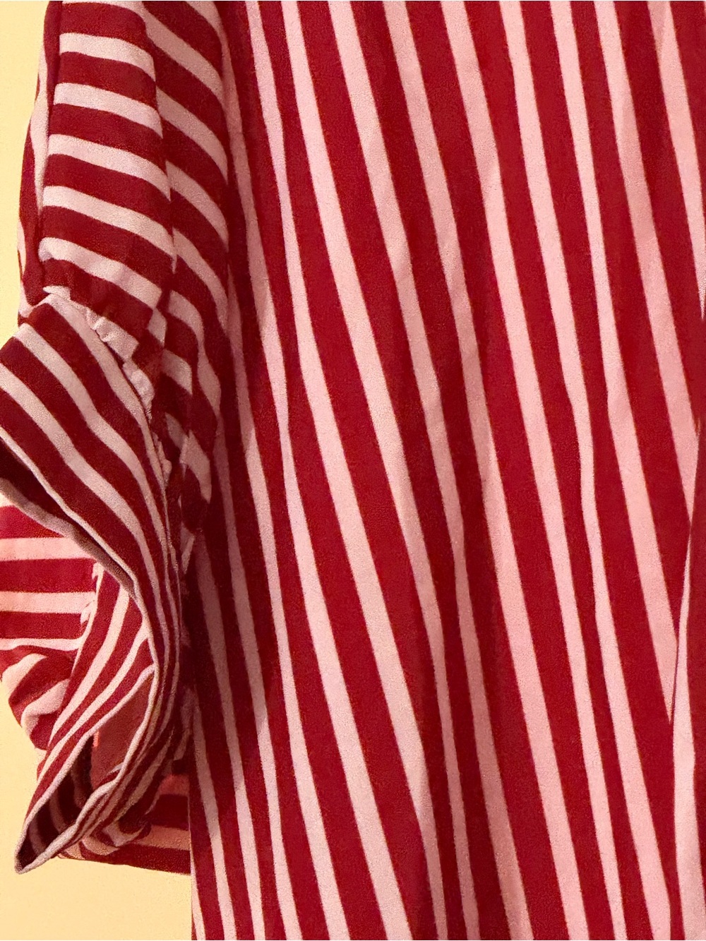 CBR Red and White Striped Button-Up Tunic - Picture 4 of 5